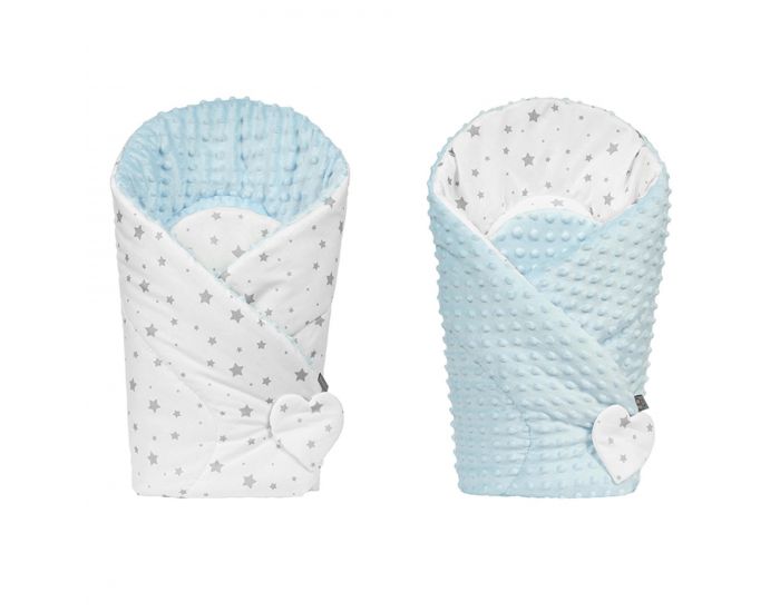SEVIRA KIDS Gigoteuse d'emmaillotage - Nid d'ange 0-4 mois Minky Rversible - Stella (18)