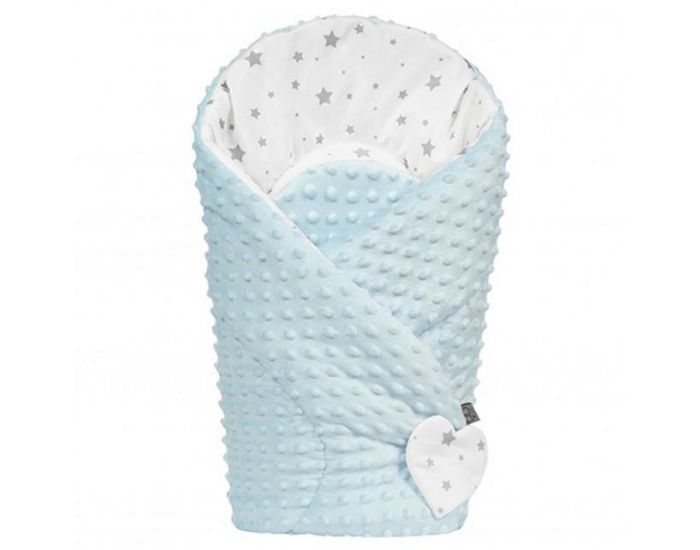 SEVIRA KIDS Gigoteuse d'emmaillotage - Nid d'ange 0-4 mois Minky Rversible - Stella (27)