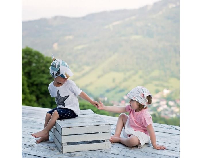 SEVIRA KIDS Casquette Bandana - Foulard bb (15)