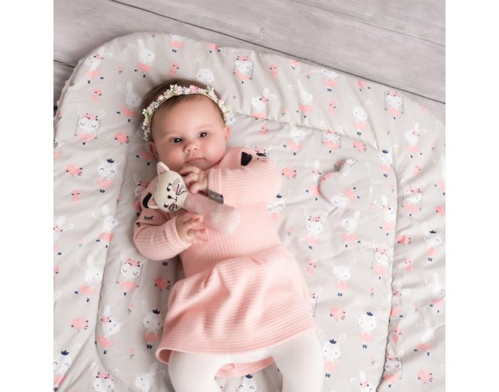 SEVIRA KIDS Gigoteuse d'emmaillotage - Nid d'ange 0-4 Mois Velvet Rversible - Dreams (4)