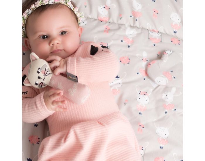 SEVIRA KIDS Gigoteuse d'emmaillotage - Nid d'ange 0-4 Mois Velvet Rversible - Dreams (5)