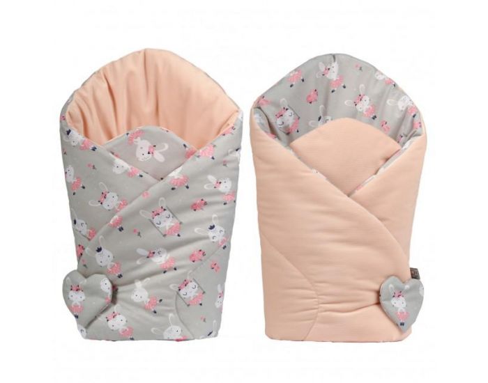 SEVIRA KIDS Gigoteuse d'emmaillotage - Nid d'ange 0-4 Mois Velvet Rversible - Dreams (6)