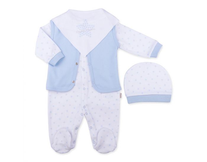 SEVIRA KIDS Kit Vtements Bb 4 pices - Dreams Bleu (26)