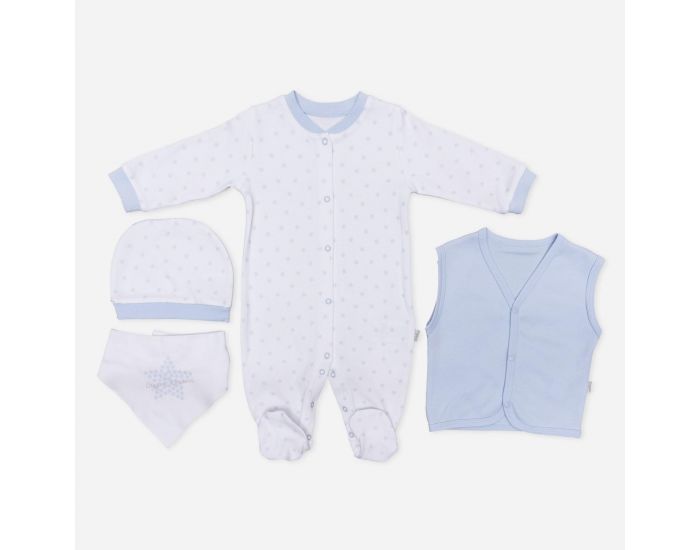 SEVIRA KIDS Kit Vtements Bb 4 pices - Dreams Bleu (6)