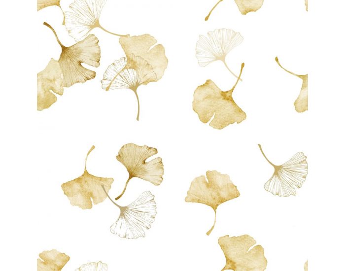 SEVIRA KIDS Drap Housse Bb - Ginkgo Jaune (3)