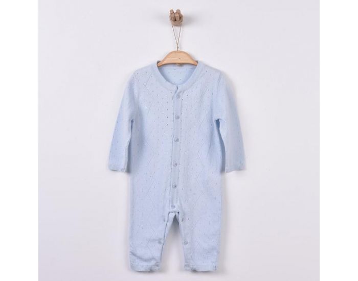 SEVIRA KIDS Combinaison Tricot Bb Bleu (1)