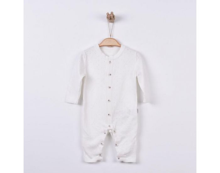 SEVIRA KIDS Combinaison Tricot Bb Ecru (2)