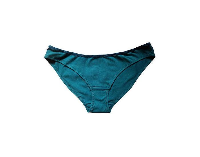 BIOLUNES Culotte en Coton Bio Bleu Canard (1)