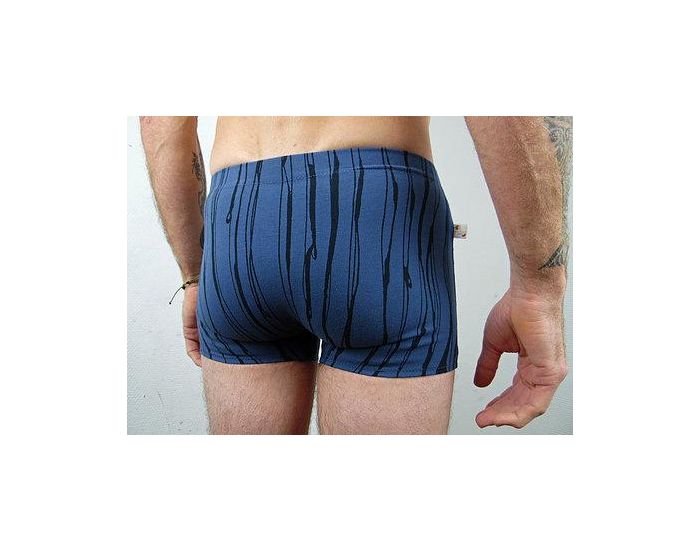 BIOLUNES Boxer en Coton Bio Bleu Willow (1)