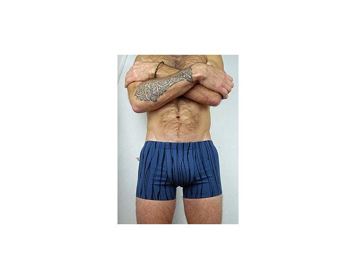 BIOLUNES Boxer en Coton Bio Bleu Willow (2)