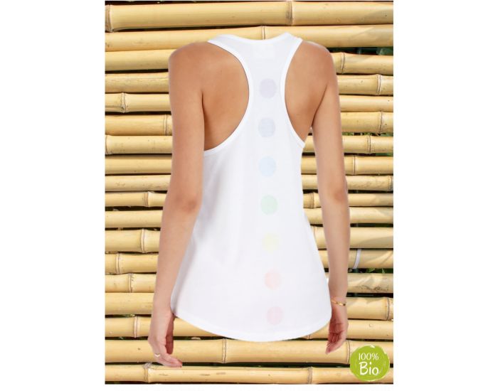 JOYAH Dbardeur Bien-tre Femme en Bambou imprim des 7 Chakras (1)