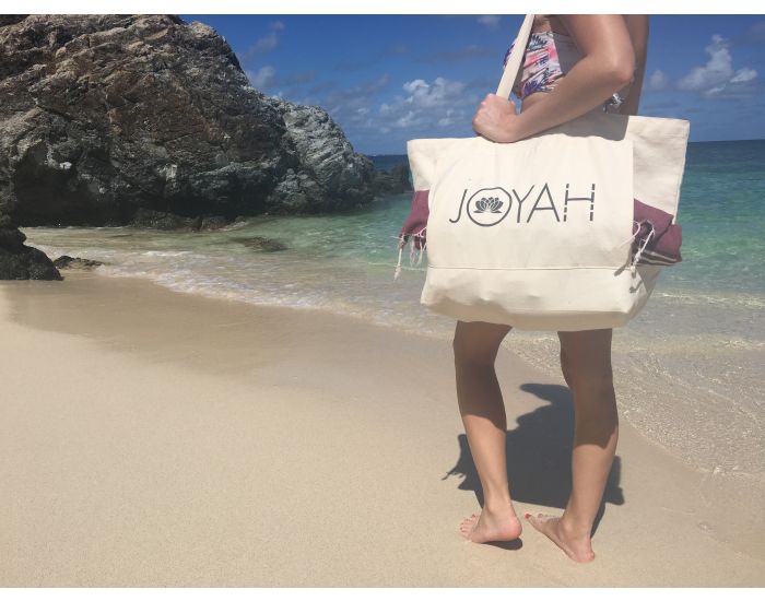 JOYAH Sac de Yoga Bien-�tre en 100% toile de Coton Bio (4)