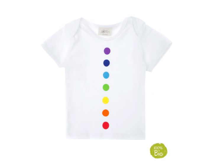 JOYAH T-shirt Bb Bien-tre avec les Chakras - 100% Coton Bio (1)