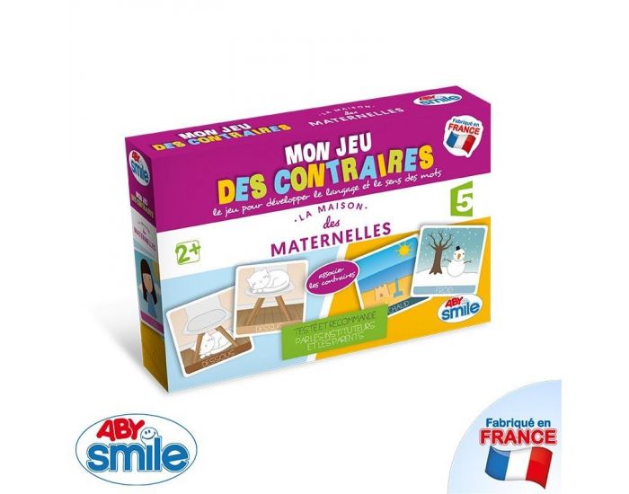 ABY SMILE La Maison des Maternelles - Mon jeu des contraires - Dès 2 ans (1)