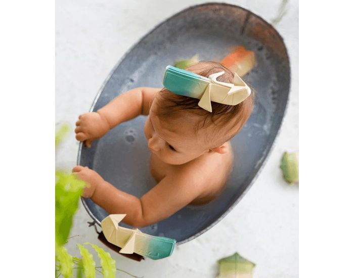 OLI & CAROL Jouet de dentition - Baleine Origami  (2)