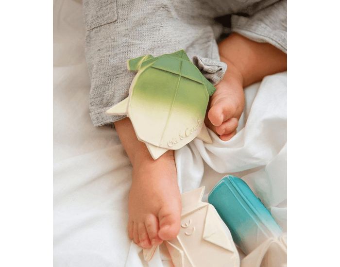OLI & CAROL Jouet de dentition - Tortue Origami - Ds la Naissance (2)