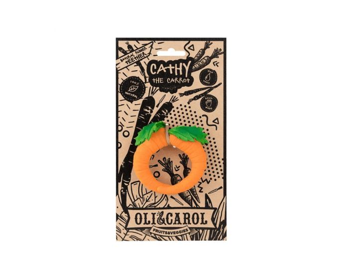 OLI & CAROL Jouet de Dentition - Cathy la Carotte - Ds la Naissance (1)