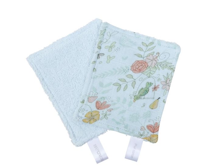 LITTLE CREVETTE Lot de 12 Lingettes Lavables Bb (5)