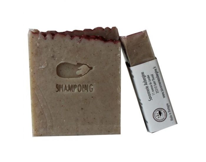 SAVONNERIE AUBERGINE Shampoing Solide Cheveux Normaux � Gras - 100g (2)