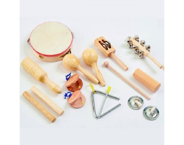TICKIT Set de 10 Instruments de Percussion - Ds 3 ans (1)