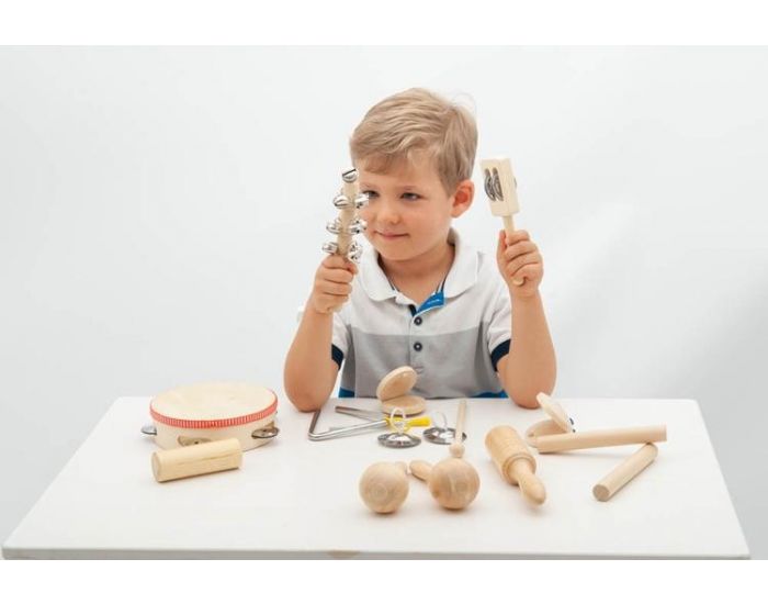 TICKIT Set de 10 Instruments de Percussion - Ds 3 ans (2)