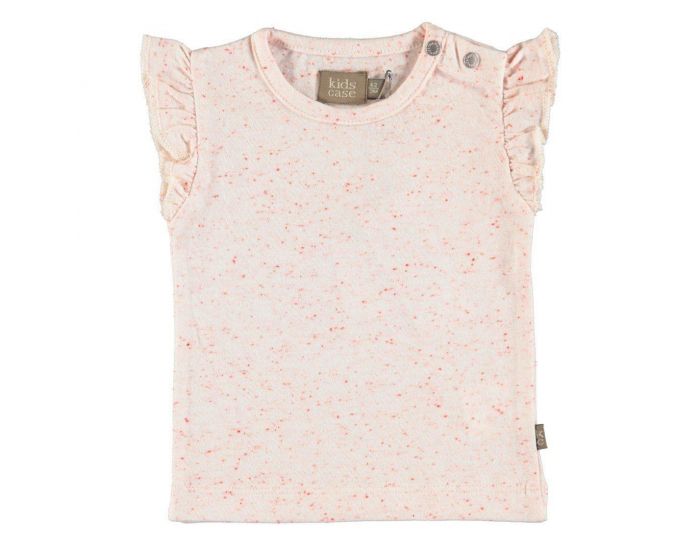 KIDSCASE Top Bb Fille Bio avec Manches  Volants (2)