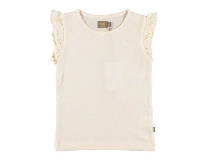 KIDSCASE Top Fille Bio avec Manches  Volants (8)