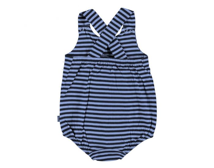 KIDSCASE Barboteuse Bb Bio Raye Marine & Bleu (9)