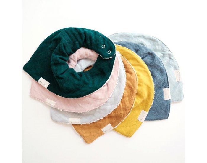 FABELAB Lot de 2 Bavoirs de Dentition Bio (8)