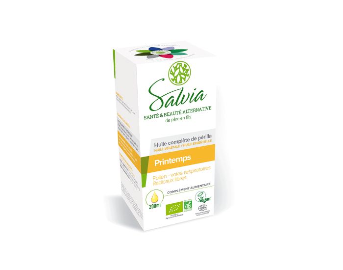 SALVIA NUTRITION P�rilla, Huile Compl�te Bio en Flacon (2)