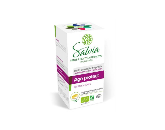 SALVIA NUTRITION P�rilla, Huile Compl�te Bio en Capsules (2)