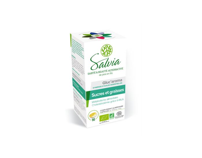 SALVIA NUTRITION Gluc'Aroma Huiles Essentielles Bio en Capsules (2)