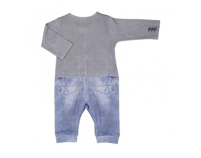 SEVIRA KIDS Combinaison bb garon en coton biologique de 1 mois  12 mois - Impression 3D 12-18M - 80CM (2)