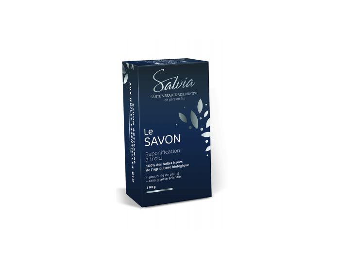 SALVIA NUTRITION Le Savon Salvia aux Huiles Essentielles Bio (1)