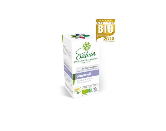 SALVIA NUTRITION Nuitcalm'Aroma Huiles Essentielles Bio en Capsules (3)