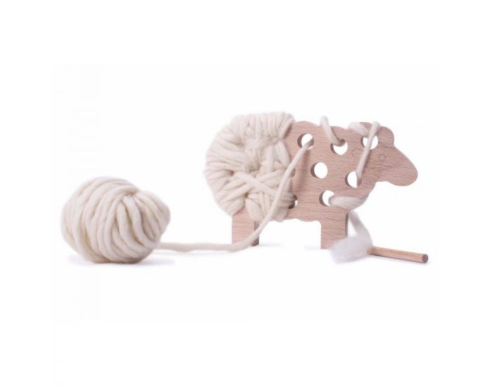 LES JOUETS LIBRES Jeu de Tricot Woody - Ecru - D�s 4 ans (1)