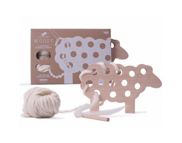 LES JOUETS LIBRES Jeu de Tricot Woody - Ecru - D�s 4 ans (14)