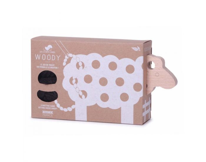 LES JOUETS LIBRES Jeu de Tricot Woody - Marron - Ds 4 ans (3)