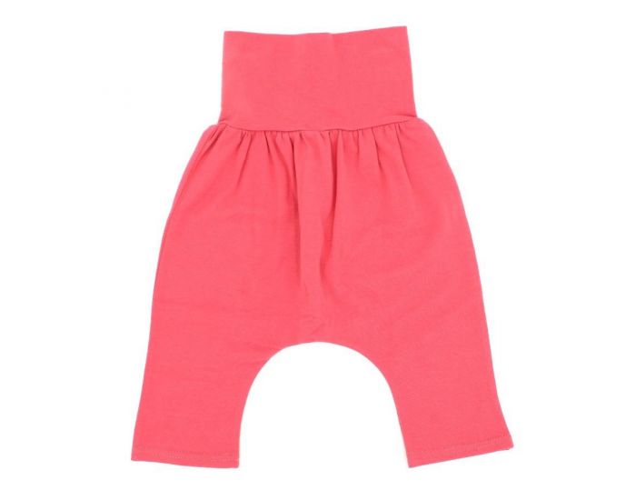 PETIT PRODUIT Sarouel Bb - Rose Fraise - Coton Bio (4)