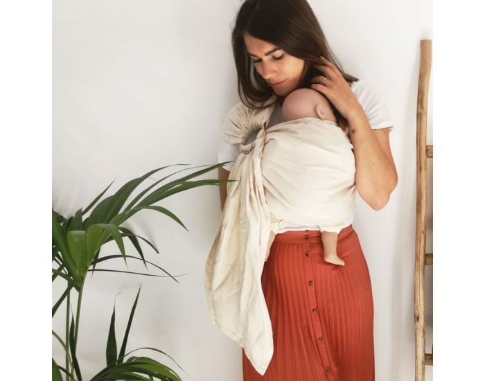 JUNE 22 Sling Porte-B�b� en Lin  - Cottage (4)