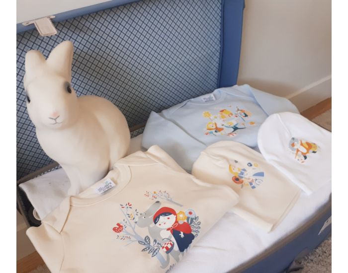 NOS POUSSINS CHRIS Pyjama Bleu Clair Hansel et Gretel (4)