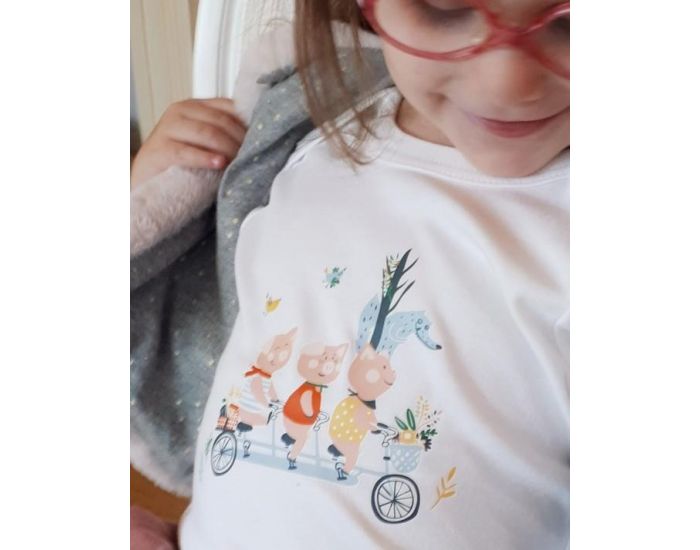 NOS POUSSINS CHRIS Body 3 Petits Cochons (3)