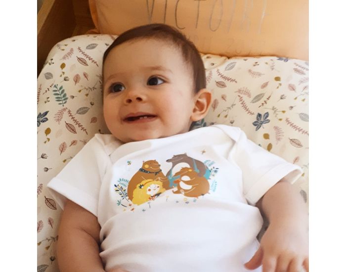 NOS POUSSINS CHRIS Body Blanc Boucle d'Or (1)