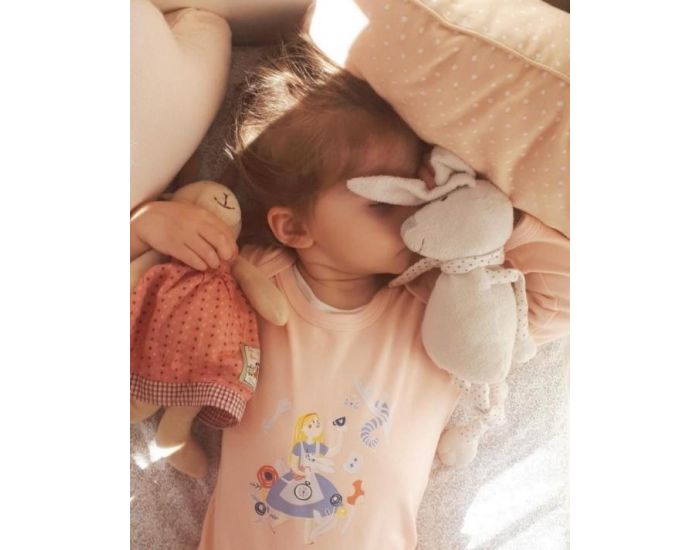 NOS POUSSINS CHRIS Pyjama Rose Poudr Alice aux Pays des Merveilles (4)