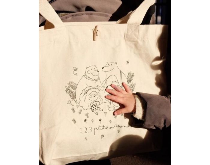 NOS POUSSINS CHRIS Sac  Langer 100% Coton Bio - Boucle d'Or (1)