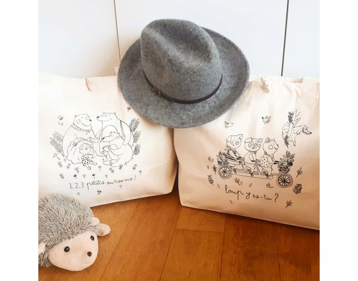 NOS POUSSINS CHRIS Sac  Langer 100% Coton Bio - Boucle d'Or (4)