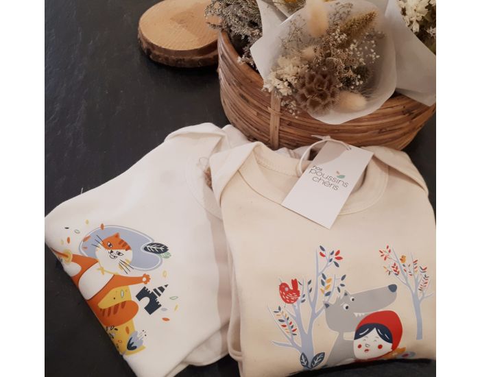 NOS POUSSINS CHRIS Pyjama Naturel Chaperon Rouge (5)