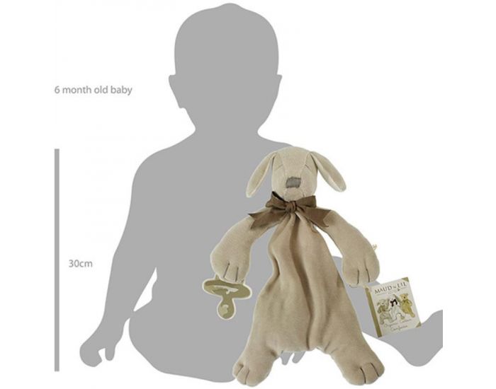 MAUD'N LIL Doudou Chiot en Coton Bio - D�s la naissance (10)