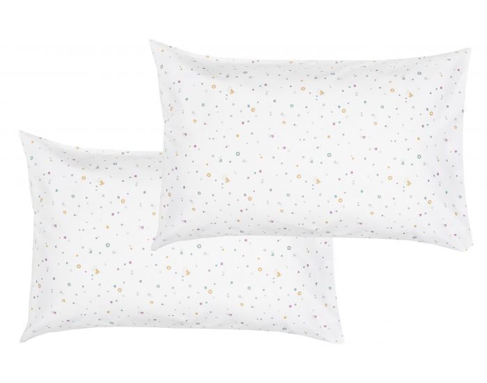 P'TIT BASILE Lot de 2 Taies d'oreiller Bb Motifs 40x60 cm (1)