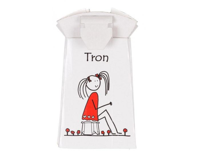 TRON Pot Jetable et Pliable en Carton (1)